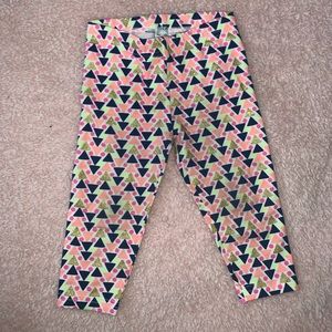 Toddler Girls Crop Print Leggings